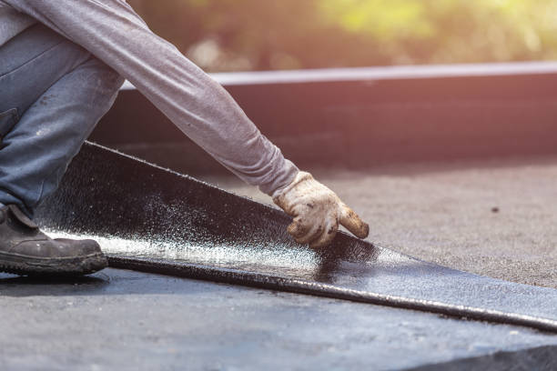 Professional Emergency Waterproofing technician working in Martinsville, IN